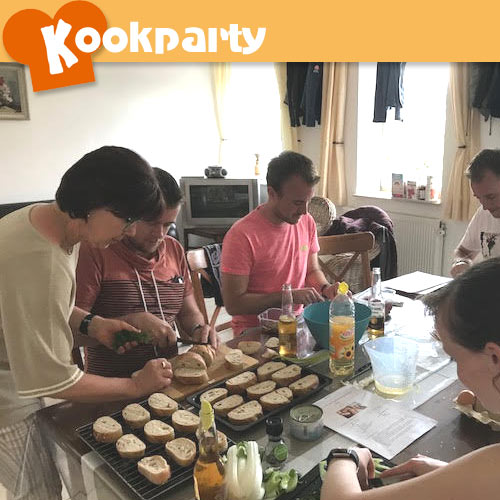 Een kookworkshop op een vakantiehoeve