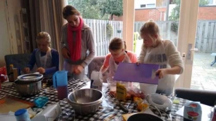 High tea feestje voor Faye