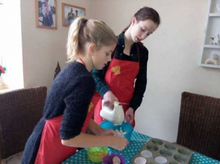 Kinderfeestje cupcakes en bonbons