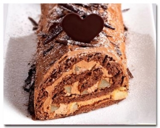 Chocolade buche