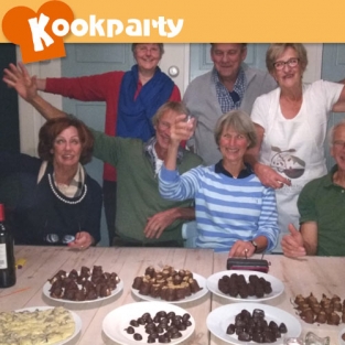 Bonbons workshop voor 30 jarig vriendenclub