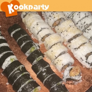 Sushi party voor Floor