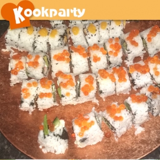 Sushi party voor Floor