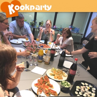 Sushi workshop voor de gemeente Genk.