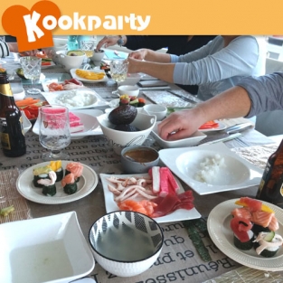 Een sushi workshop voor je 50ste verjaardag