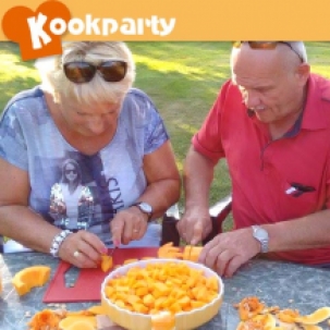 Een Kookparty op een boerderij.