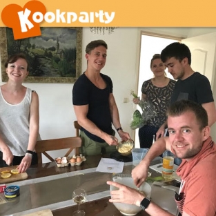 Een kookworkshop op een vakantiehoeve